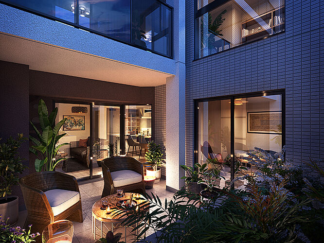 ヴェレーナ横浜岩井町ヒルズ ガーデンテラス（Gtタイプ）完成予想CG