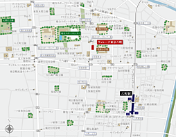 ヴェレーナ東京六町 現地案内図