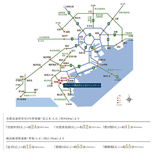 ヴェレーナ横浜井土ヶ谷フロントゲート アクセス図