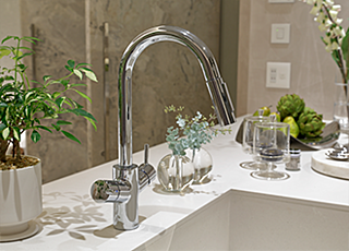 リビオタワー品川 ハンスグローエ浄水器一体型シャワー水栓