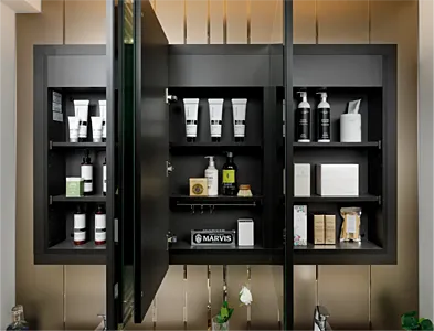 ミラー裏全面収納