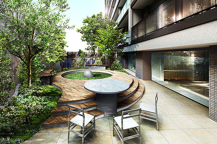 リビオ川崎鹿島田テラス 共用部