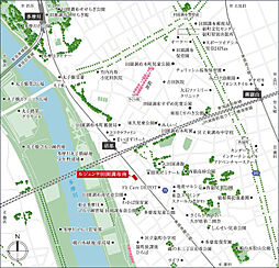 ルジェンテ田園調布南 モデルルーム案内図