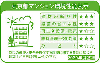 ルジェンテ白金高輪 東京都マンション環境性能表示
