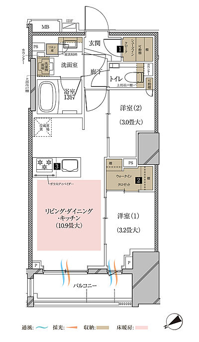 タイプ:【先着順販売住戸】C