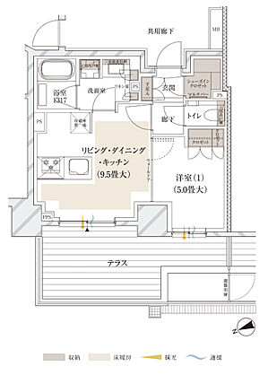 ルジェンテ中野 間取り B