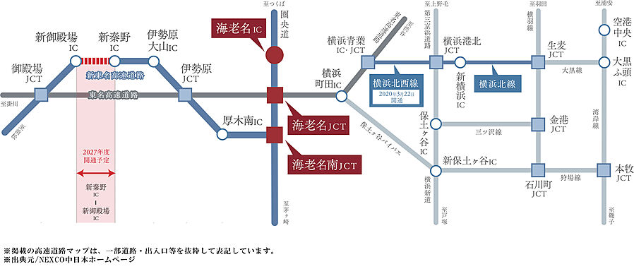 リーフィアレジデンス海老名ブライトガーデン：交通図