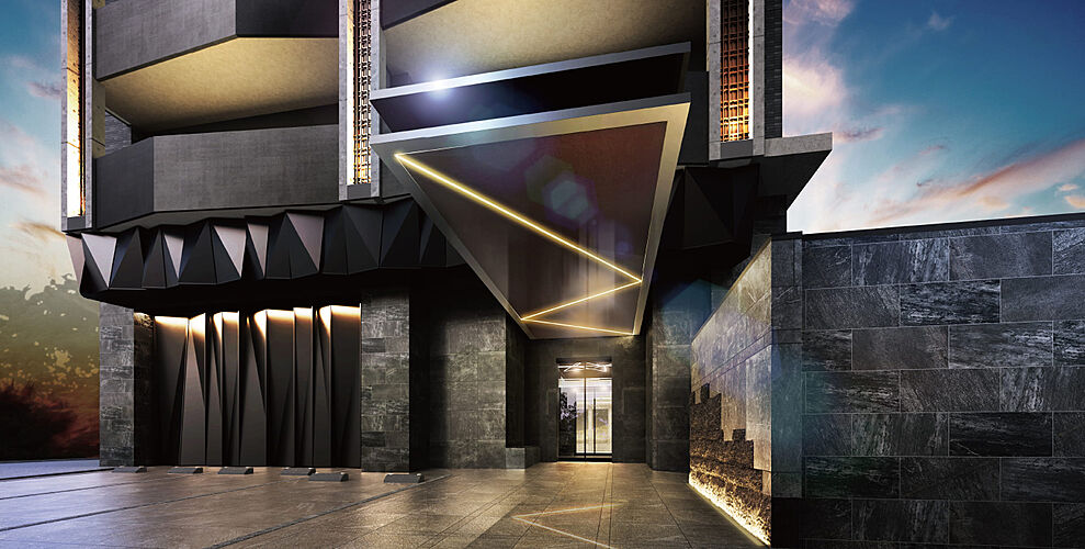 Theフローレンス比治山本町 エントランスアプローチ完成予想図