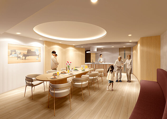 ルネ柏ディアパーク パーティールーム完成予想CG