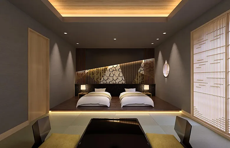 ルネタワー八王子 ゲストルーム絹の間完成予想CG（2F）