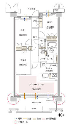 プレミスト京都 松ケ崎 間取り FF