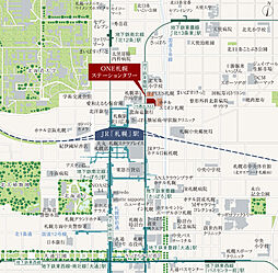 ONE札幌ステーションタワー 現地案内図