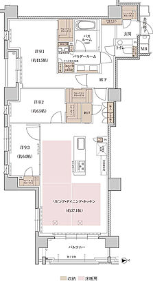 プレミスト京都 三条堀川 間取り L
