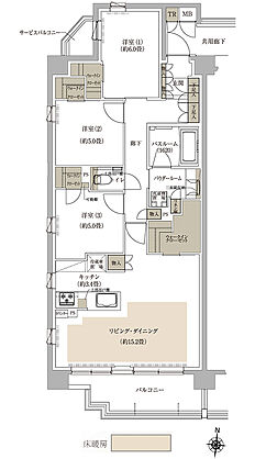 プレミスト中央林間 間取り A