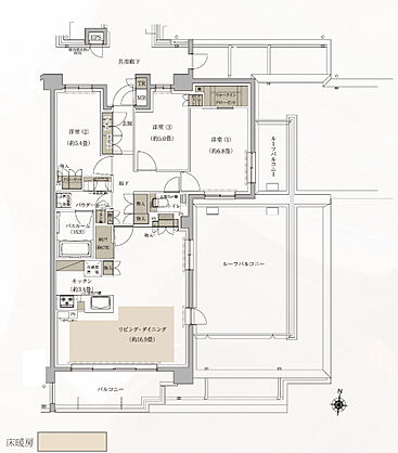 プレミスト中央林間 間取り L