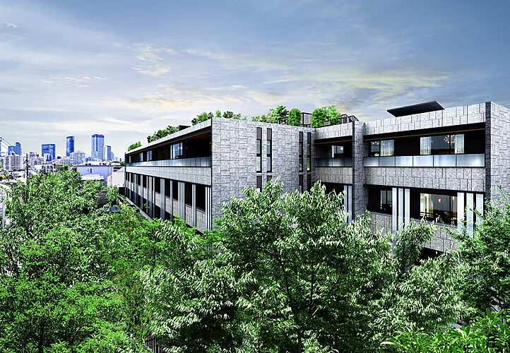 プレミスト代沢 Hillside Forest 外観完成予想図 ※1