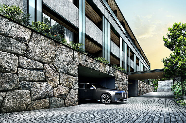 プレミスト代沢 Hillside Forest アプローチ完成予想図