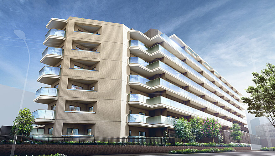 クレストフォルム横浜踊場 外観完成予想CG