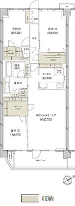 （仮称）上大岡プロジェクト 間取り B-A