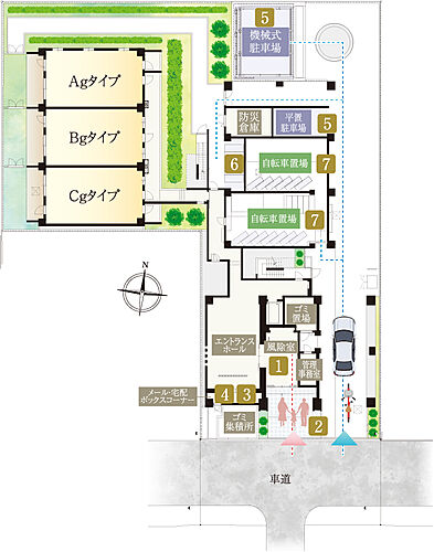 サンクレイドル新越谷 II ランドプラン