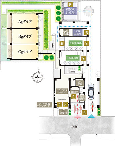 サンクレイドル新越谷 II 共用部