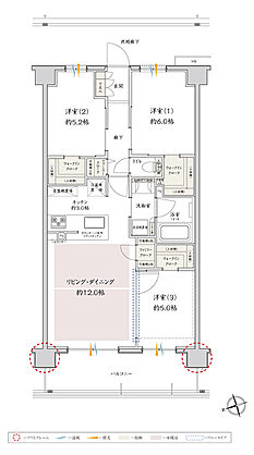 サンクレイドル津田沼III 間取り C