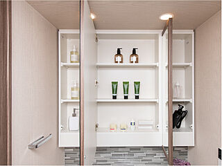 サンクレイドル岸和田春木 三面鏡裏収納