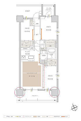 サンクレイドル船堀IV 間取り C