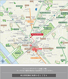 サンクレイドル青砥II モデルルーム案内図