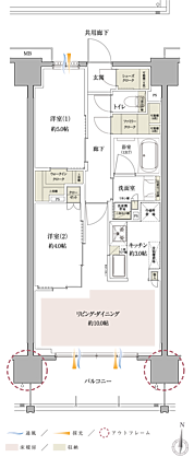 サンクレイドル青砥II 間取り C