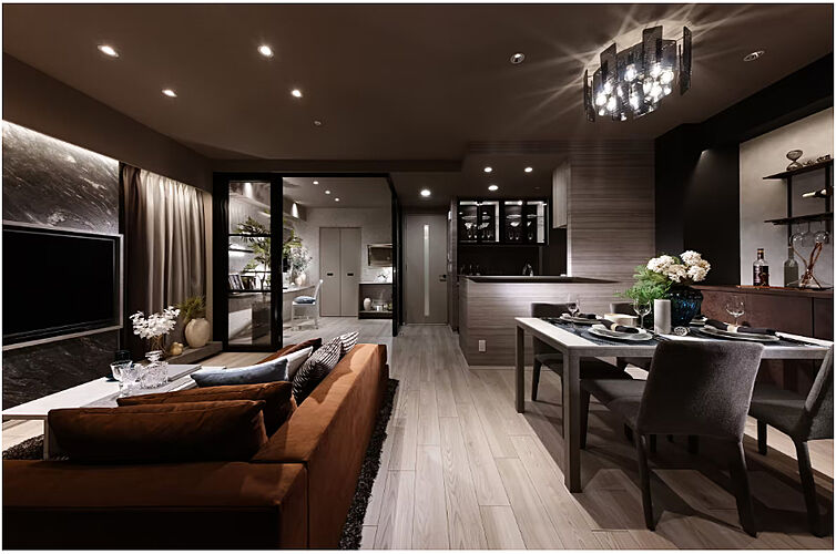 プレディア広島大手町 リビング・ダイニング