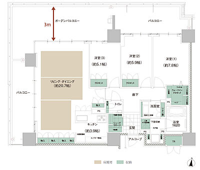タイプ:【R-I棟】K