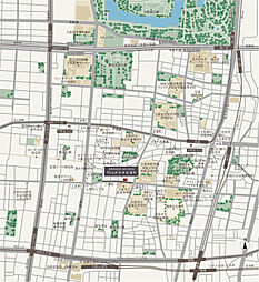 グランドメゾン The 天王寺空清町 現地案内図