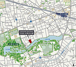 グランドメゾン THE 石神井公園 現地案内図