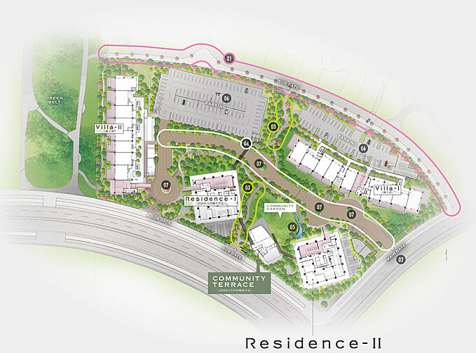 ISLANDCITY THE GARDEN Residence-II 共用部