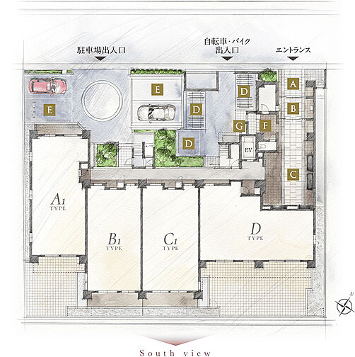 ワコーレ六甲ザ・レジデンス 共用部