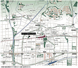 ワコーレ六甲ザ・レジデンス 現地案内図