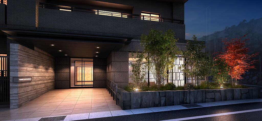 ワコーレ住吉本町 エントランスアプローチ完成予想図