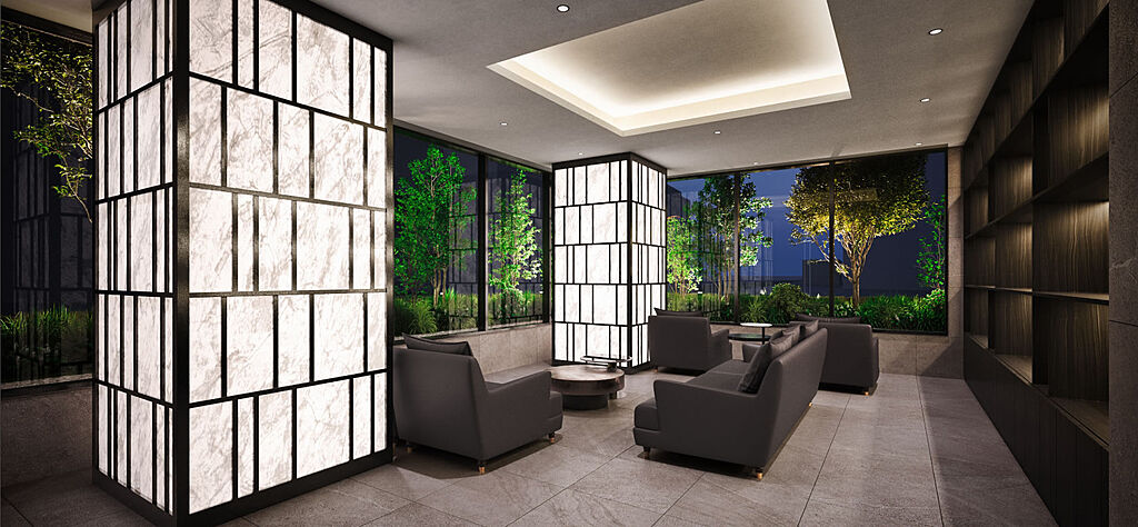 ワコーレ住吉本町 ラウンジ完成予想図