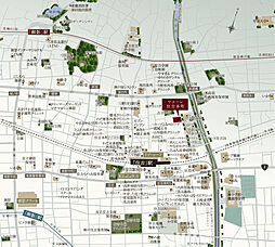 ワコーレ住吉本町 現地案内図