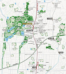 ワコーレ緑地公園駅前 現地案内図