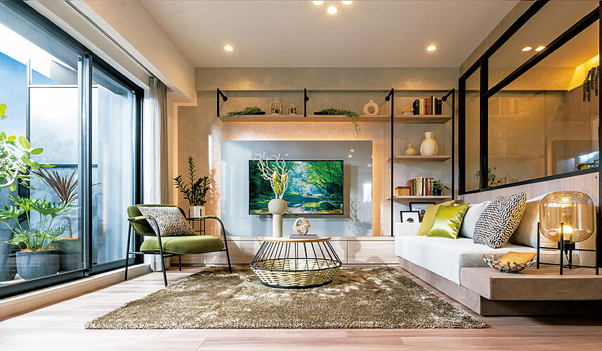 レ・ジェイド南港 リビング・ダイニング