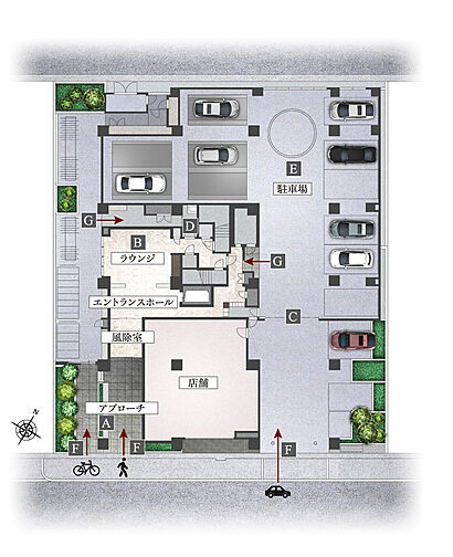 レ・ジェイド箕面船場 ザ・ハウス 共用部