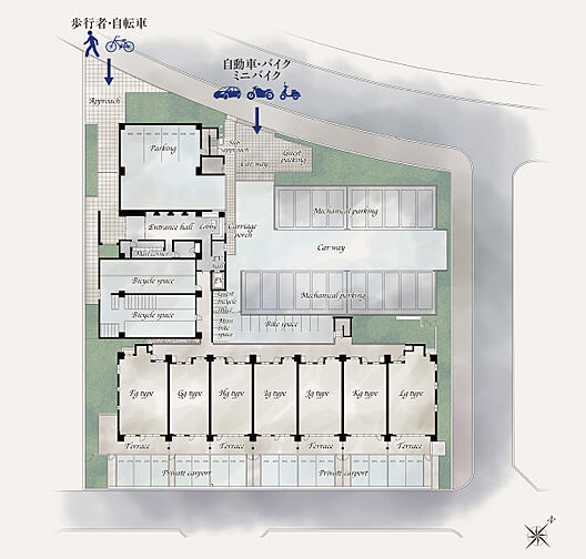 ユニハイム加古川つつじ野GATE 共用部