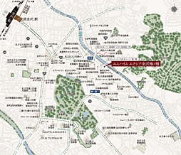 ユニハイム エクシア金沢梅ノ橋 現地案内図
