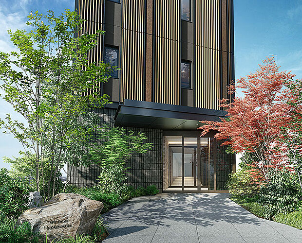 ウィルローズ光が丘 エントランスアプローチ完成予想CG