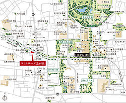 ウィルローズ光が丘 現地案内図