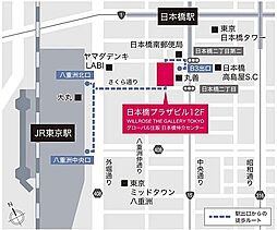 ウィルローズ森下 モデルルーム案内図