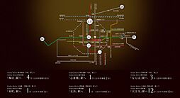 ローレルタワー堺筋本町 アクセス図