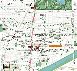 ローレルコートあびこBAUS 現地案内図